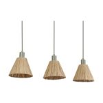 Ledvance LED Hanglamp Decor Raffia Lineair Bruin | Geschikt voor 3x E27