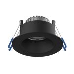 Noxion LED Spot Ares Diep ring Zwart 6W 540lm 927-940 3CCT - met Binnenring Zwart | Zaagmaat 68mm