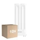 Voordeelpak 10x Ledvance DULUX-F LED 8W - 840 Koel Wit | 4-Pin - Vervangt 18W